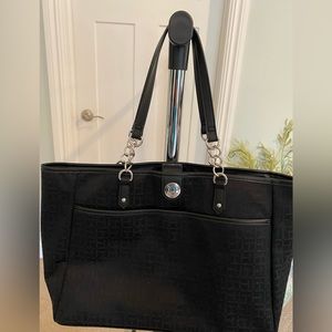 Black with Silver accent Tommy Hilfiger Purse